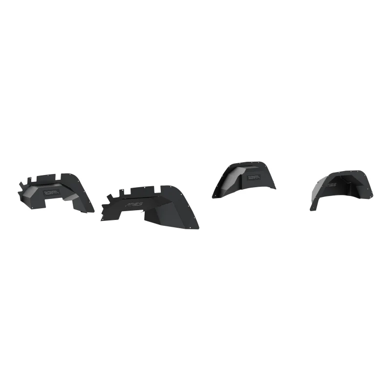 ARIES Jeep Wrangler JL Aluminum Front and Rear Inner Fender Liners Model 2500650