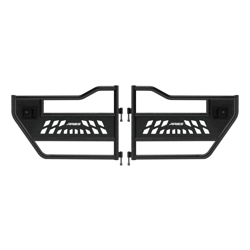 ARIES Jeep Wrangler JK Aluminum Rear Tube Doors Model 25009