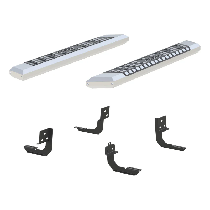 ARIES AdvantEDGE 5-1/2" x 53" Chrome Aluminum Running Boards Model 2555004