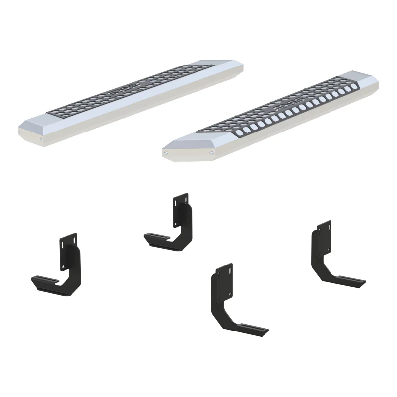 ARIES AdvantEDGE 5-1/2" x 53" Chrome Aluminum Running Boards Model 2555013
