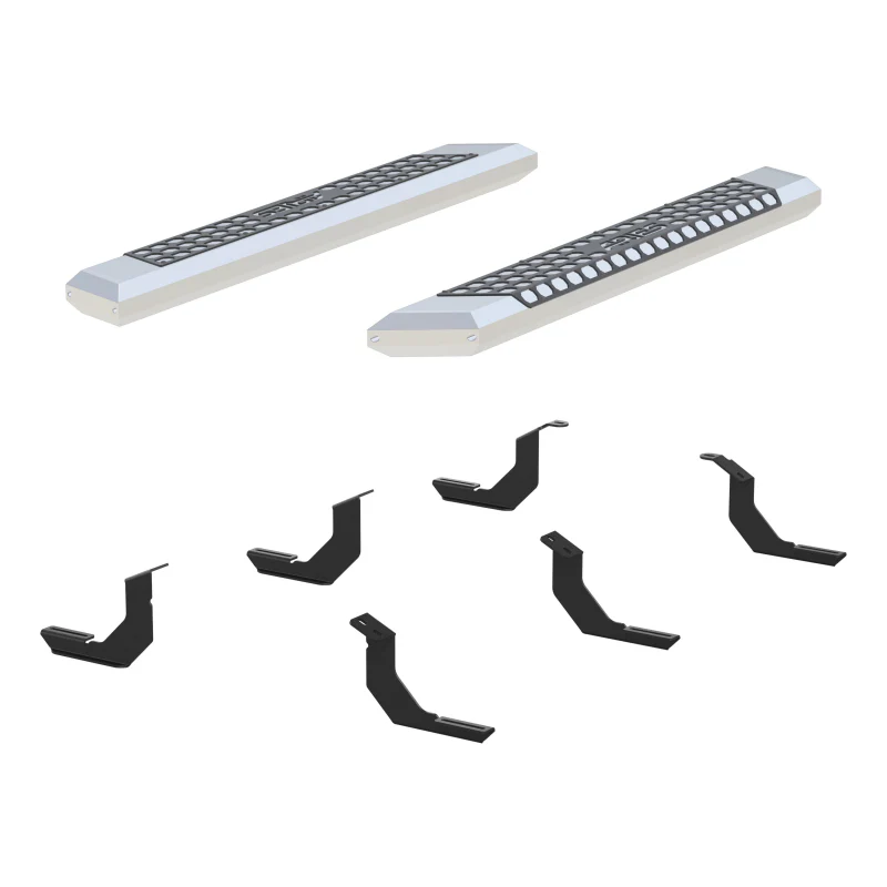 ARIES AdvantEDGE 5-1/2" x 53" Chrome Aluminum Running Boards Model 2555018