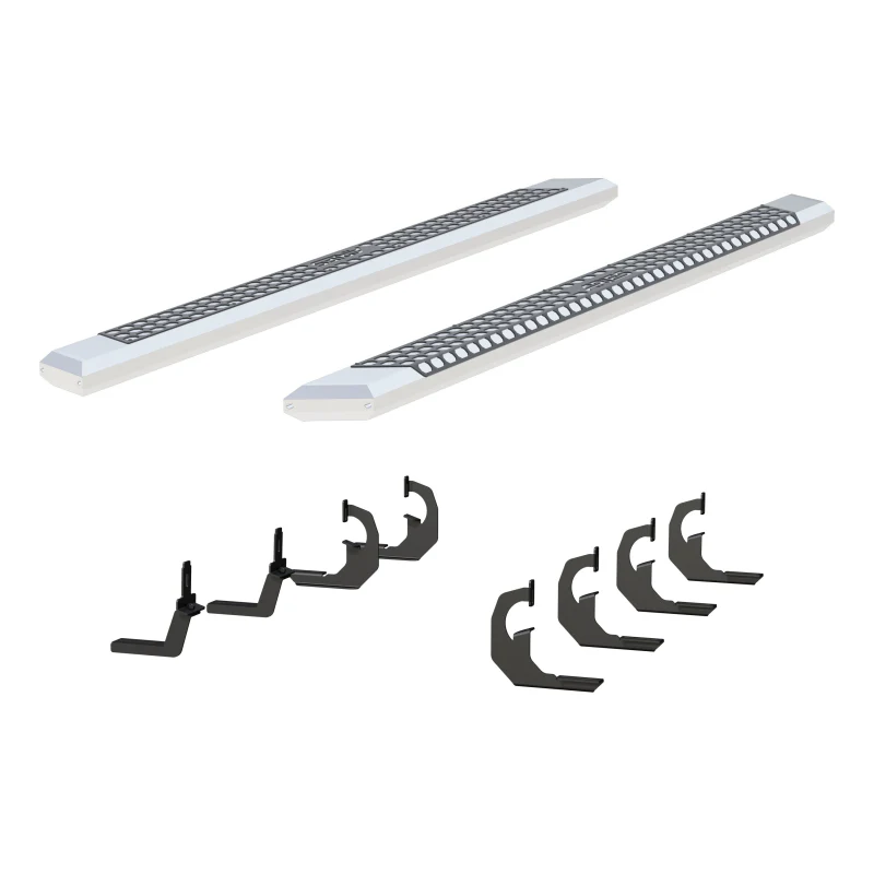 ARIES AdvantEDGE 5-1/2" x 91" Chrome Aluminum Running Boards Model 2555046