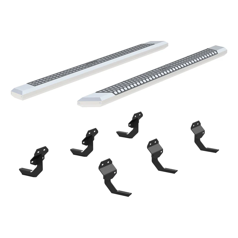 ARIES AdvantEDGE 5-1/2" x 91" Chrome Aluminum Running Boards Model 2555048
