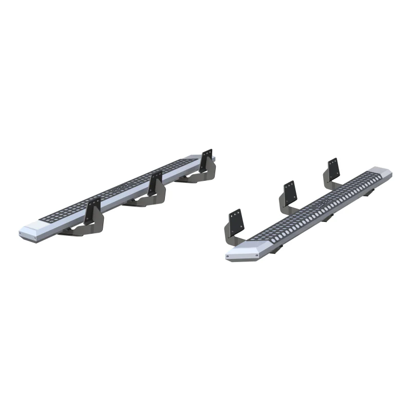 ARIES AdvantEDGE 5-1/2" x 91" Chrome Aluminum Running Boards Model 2555049