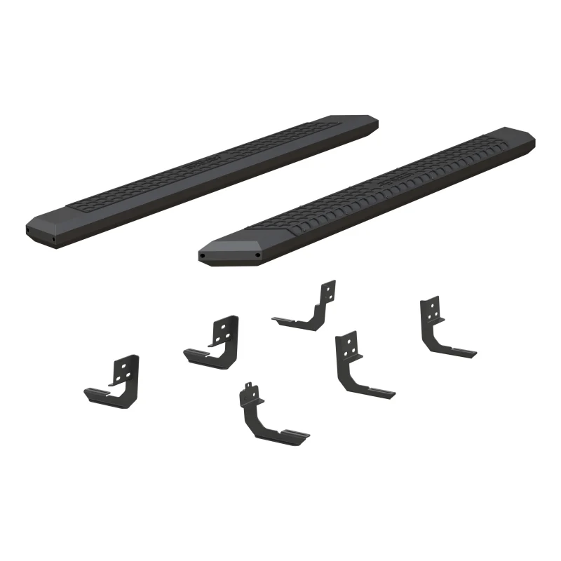 ARIES AdvantEDGE 5-1/2" x 75" Black Aluminum Running Boards Model 2556005
