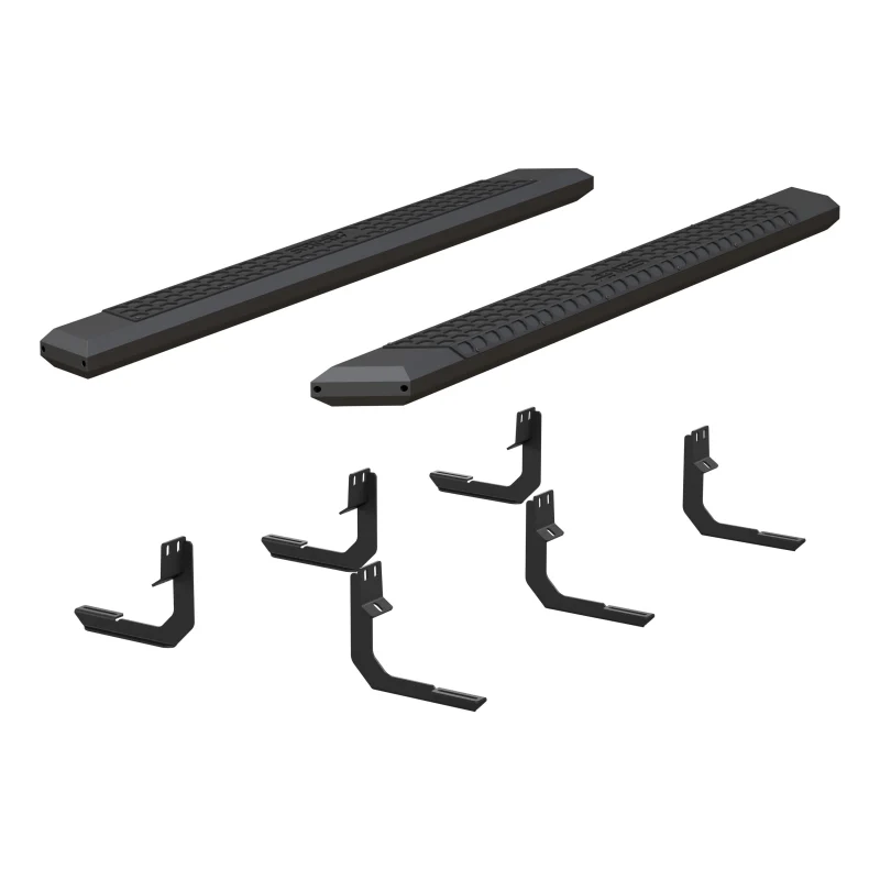 ARIES AdvantEDGE 5-1/2" x 75" Black Aluminum Running Boards Model 2556045