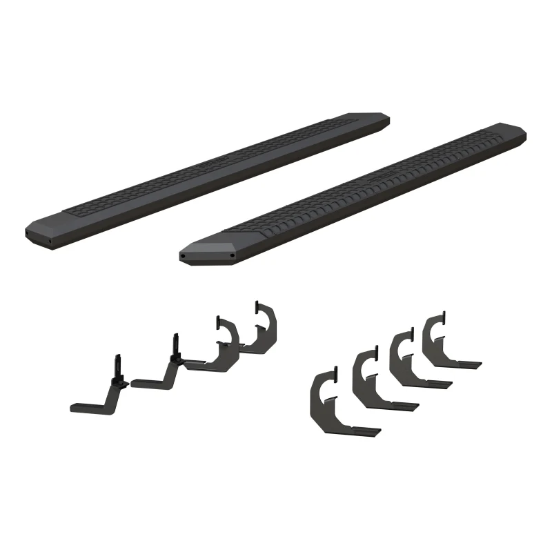 ARIES AdvantEDGE 5-1/2" x 91" Black Aluminum Running Boards Model 2556046