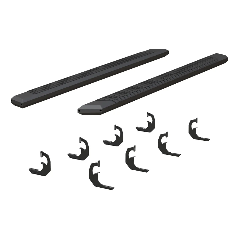 ARIES AdvantEDGE 5-1/2" x 91" Black Aluminum Running Boards Model 2556047