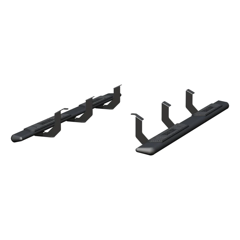 ARIES AscentStep 5-1/2" x 85" Black Steel Running Board Model 2558055