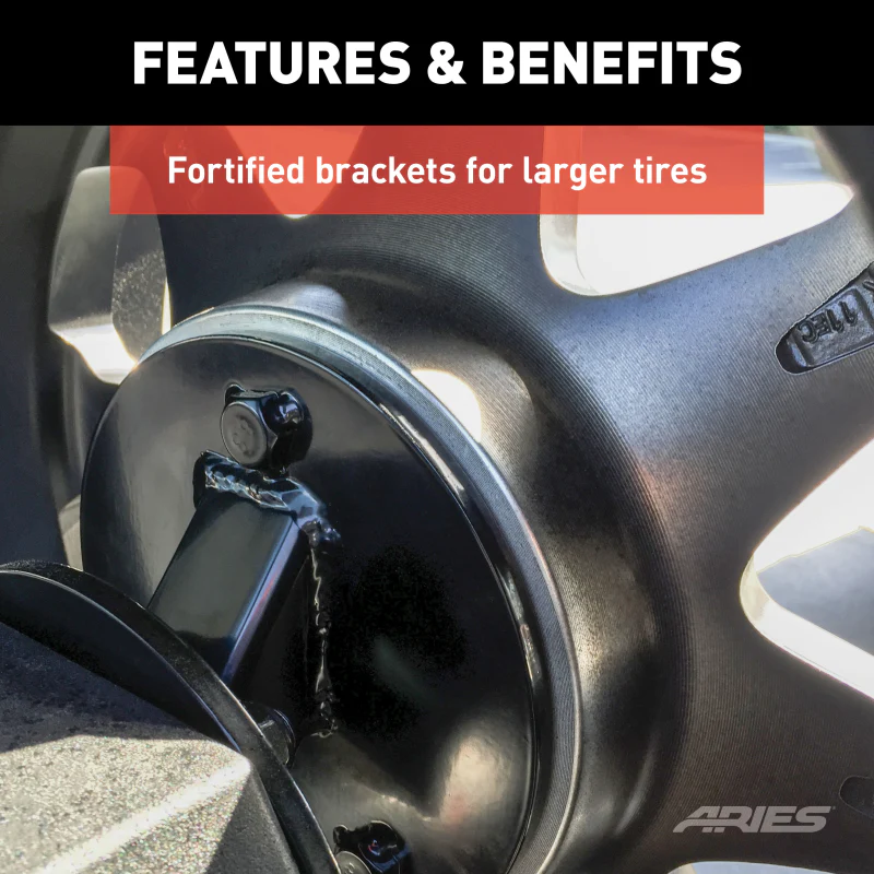 ARIES Jeep Wrangler JK Spare Tire Relocation Carrier Model 25630AB - Image 5