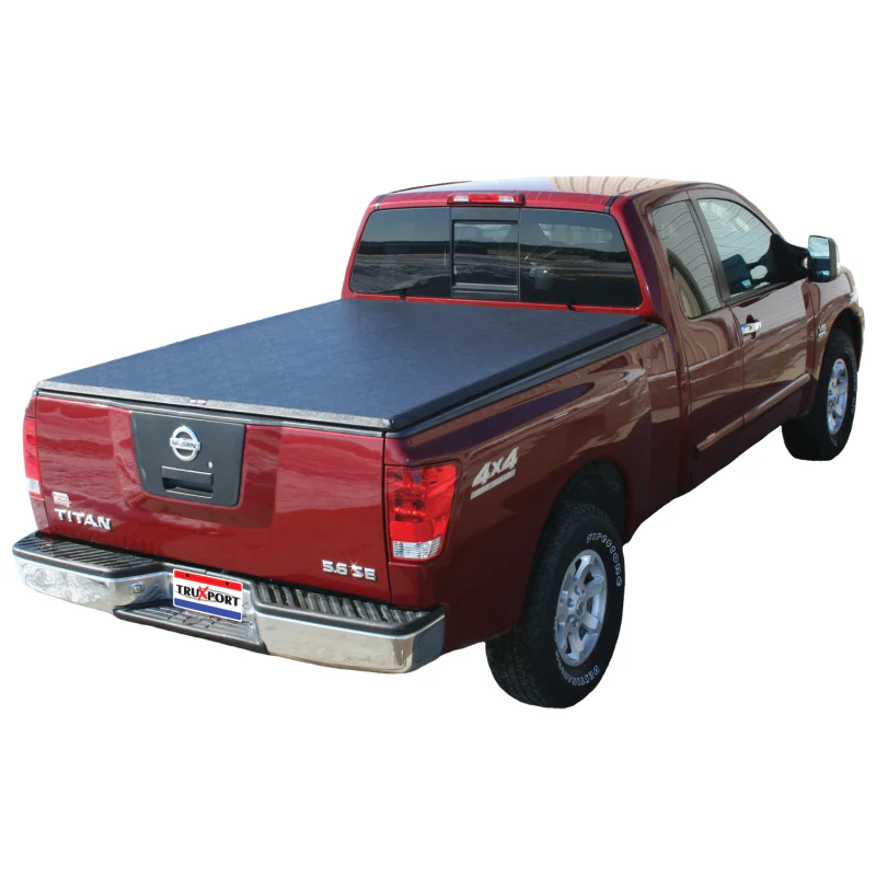 Truxedo TruXport Tonneau Cover - Black - 2004-2015 Nissan Titan 6' 6" Bed with Utili-Track System Model 288701