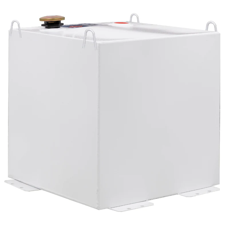 Better Built 50 Gallon White Steel Heavy Duty Series Square Liquid Transfer Tank Model 29224165