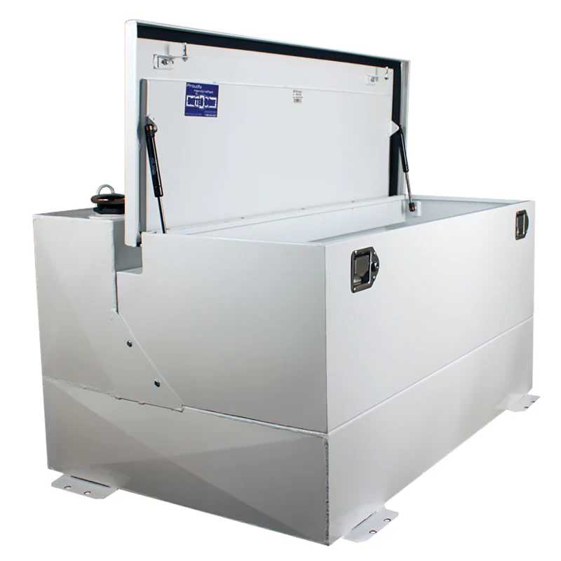 Better Built 75 Gallon White Steel Heavy Duty Series Liquid Transfer Tank & Toolbox Combo Model 29224168 - Image 3