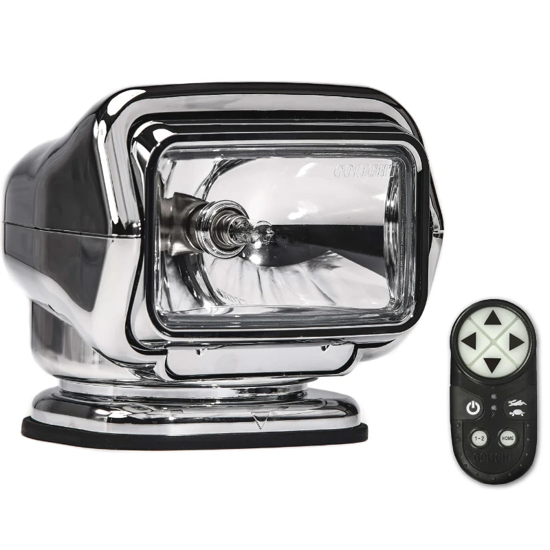 Golight Stryker Spot Light Halogen Portable Magnetic Mount (no shoe) Wireless Handheld Remote Chrome Model 30062ST