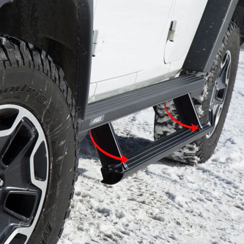 ARIES ActionTrac 69.6" Powered Running Boards, Select Jeep Wrangler JL Model 3036571 - Image 11