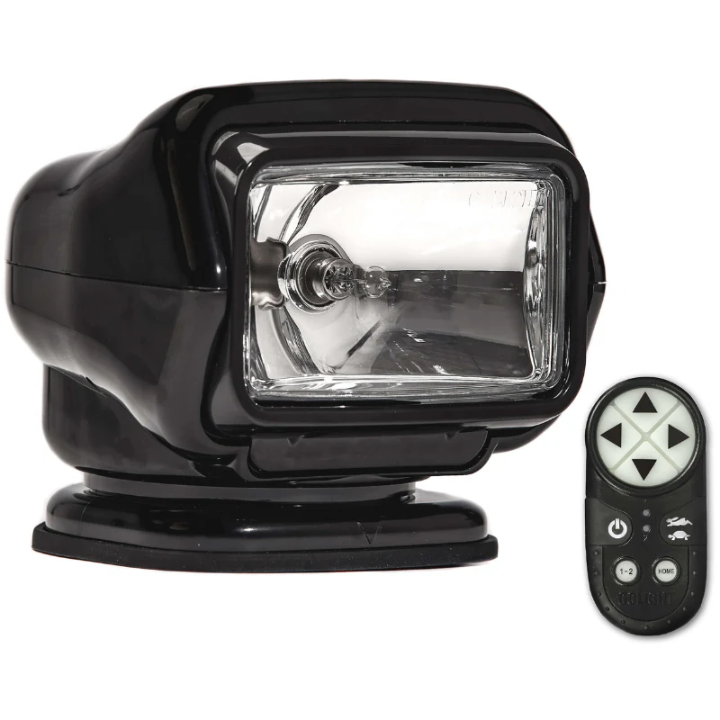 Golight Stryker Spot Light Halogen Portable Magnetic Mount (no shoe) Wireless Handheld Remote Black Model 30512ST