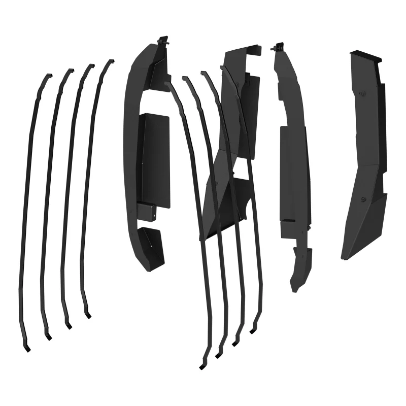ARIES Door Hinge Covers for ARIES Tube Doors - Ford Bronco 4-Door Model 3500255