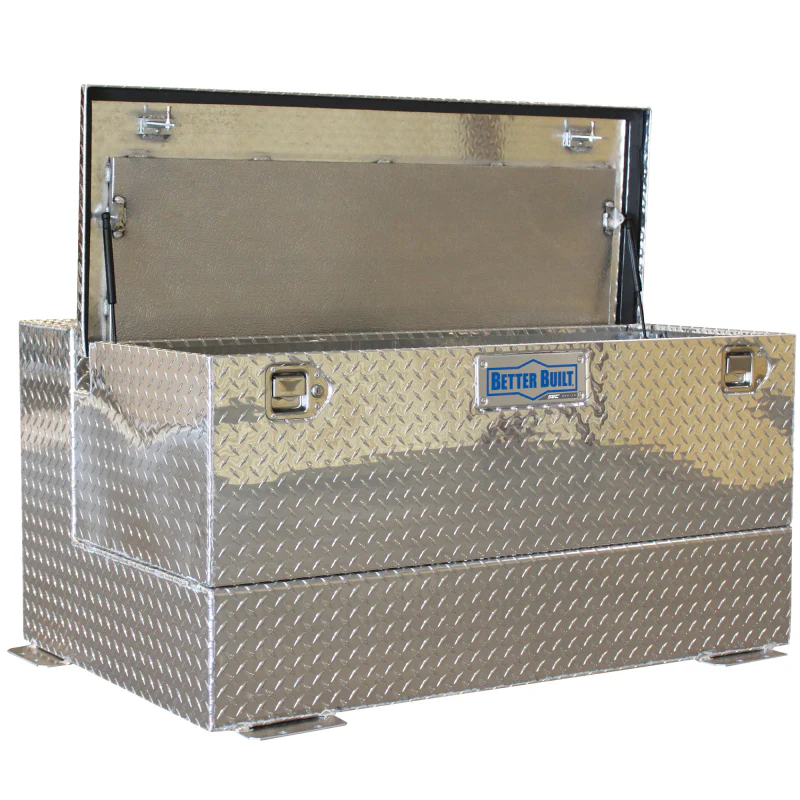 Better Built 75 Gallon Bright Aluminum Heavy Duty Series Liquid Transfer Tank & Toolbox Combo Model 37024159 - Image 3