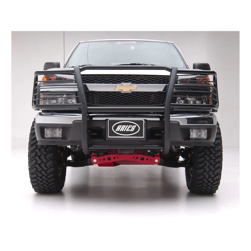ARIES Black Steel Grille Guard, Select Chevrolet Colorado, GMC Canyon Model 4080 - Image 2
