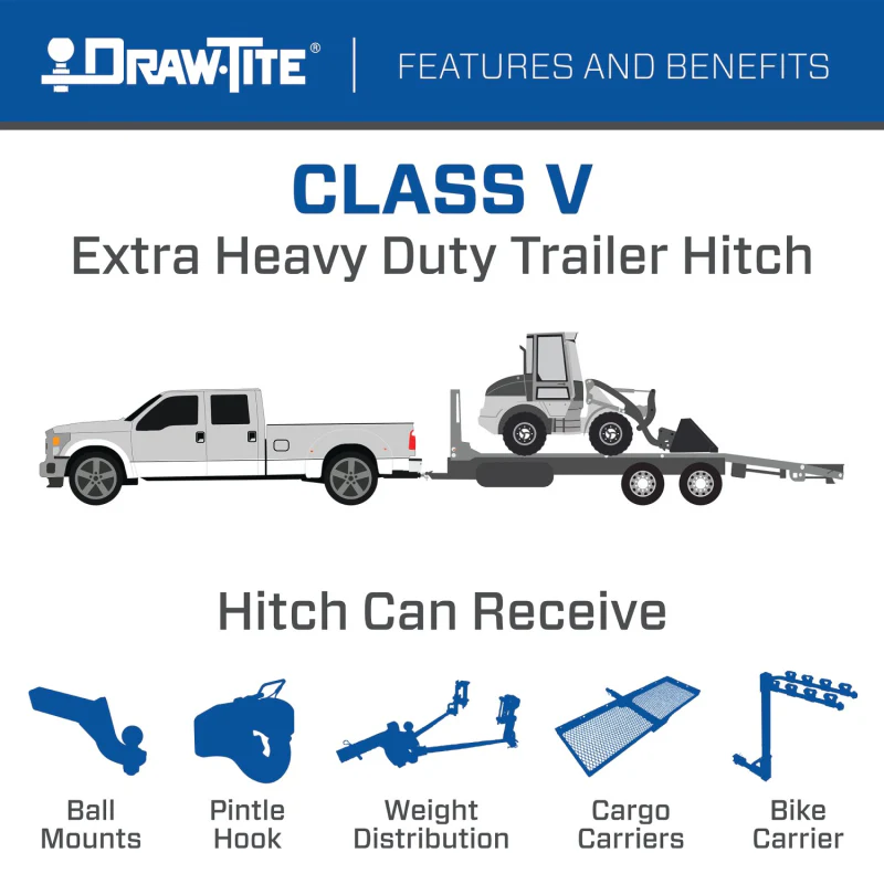 Draw-Tite Class 5 Trailer Hitch - 12000 lbs Model 41936 - Image 6