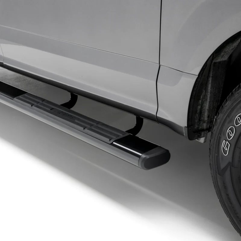 ARIES 6" x 91" Black Aluminum Oval Step Nerf Bars Model 4445032 - Image 7