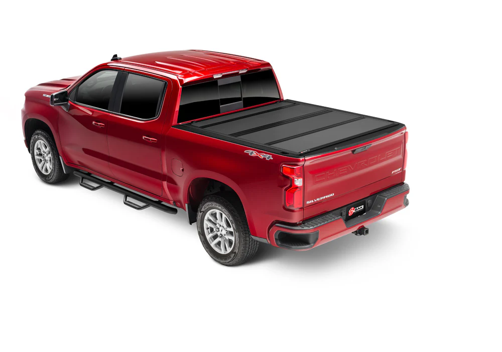 BAK BAKFlip MX4 Hard Folding Truck Bed Cover - Matte Finish - 20-24 Chevy Silverado/GMC Sierra 2500 HD/3500 HD 8' Bed Model 448134
