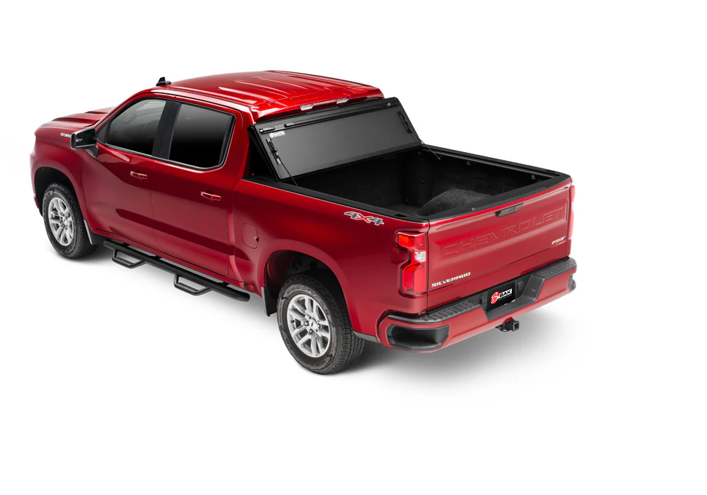 BAK BAKFlip MX4 Hard Folding Truck Bed Cover - Matte Finish - 20-24 Chevy Silverado/GMC Sierra 2500 HD/3500 HD 8' Bed Model 448134 - Image 3