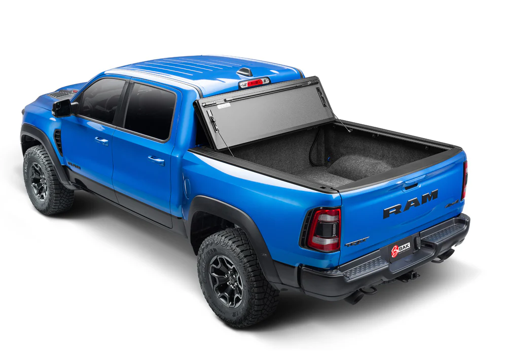 BAK BAKFlip MX4 Hard Folding Truck Bed Cover - Matte Finish - 19-24 (New Body Style) Ram 1500 6' 4" Bed without RamBox without Multifunction Tailgate Model 448224 - Image 3