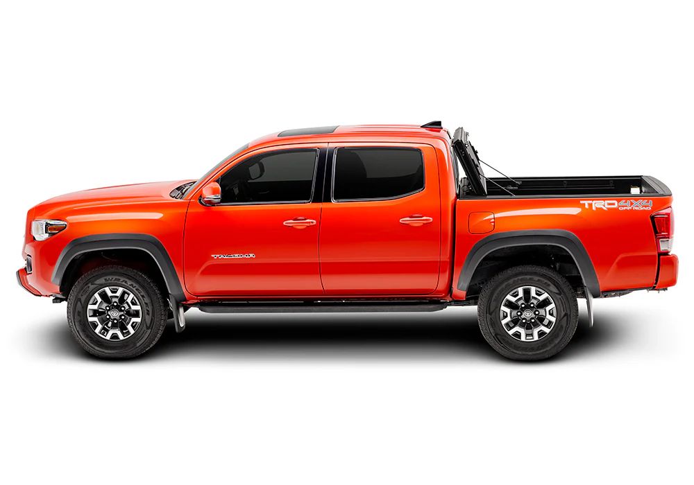BAK BAKFlip MX4 Hard Folding Truck Bed Cover - Matte Finish - 2005-2015 Toyota Tacoma 5' Bed with Deck Rail System Model 448406 - Image 2