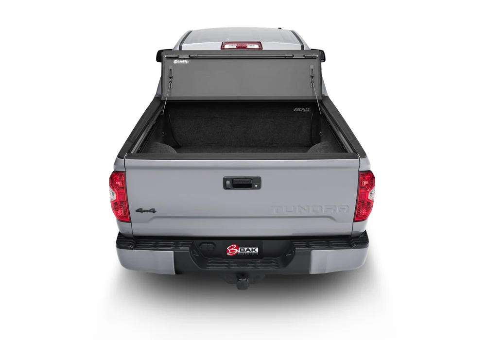 BAK BAKFlip MX4 Hard Folding Truck Bed Cover - Matte Finish - 2007-2021 Toyota Tundra 5' 6" Bed without Deck Rail System without Trail Special Edition Storage Boxes Model 448409 - Image 6