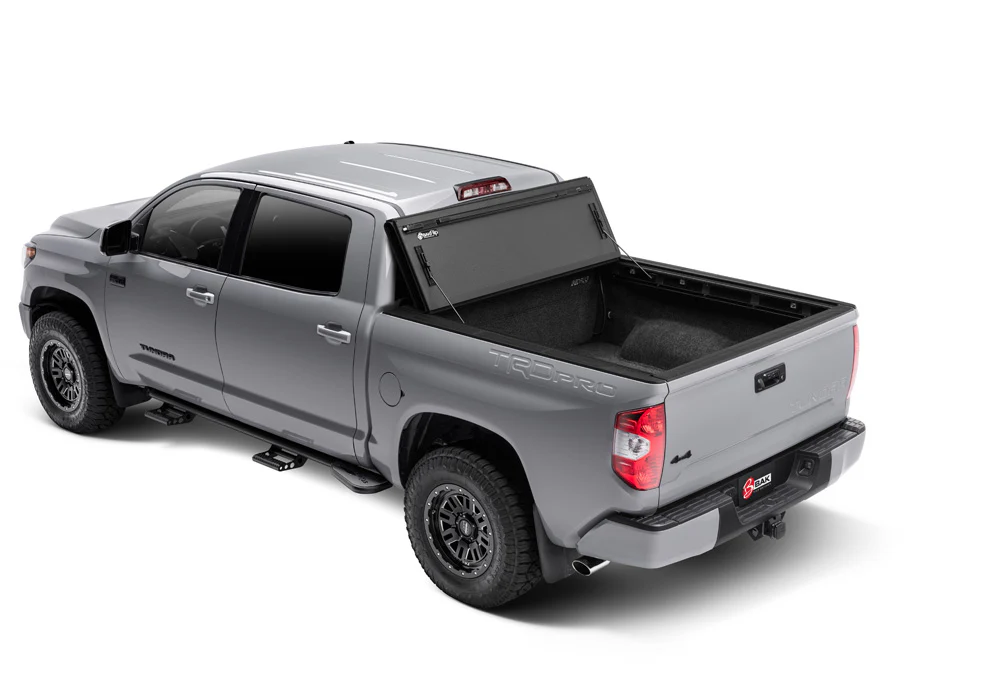 BAK BAKFlip MX4 Hard Folding Truck Bed Cover - Matte Finish - 22-24 Toyota Tundra 6' 7" Bed with or without Deck Rail System without Trail Special Edition Storage Boxes Model 448441 - Image 3