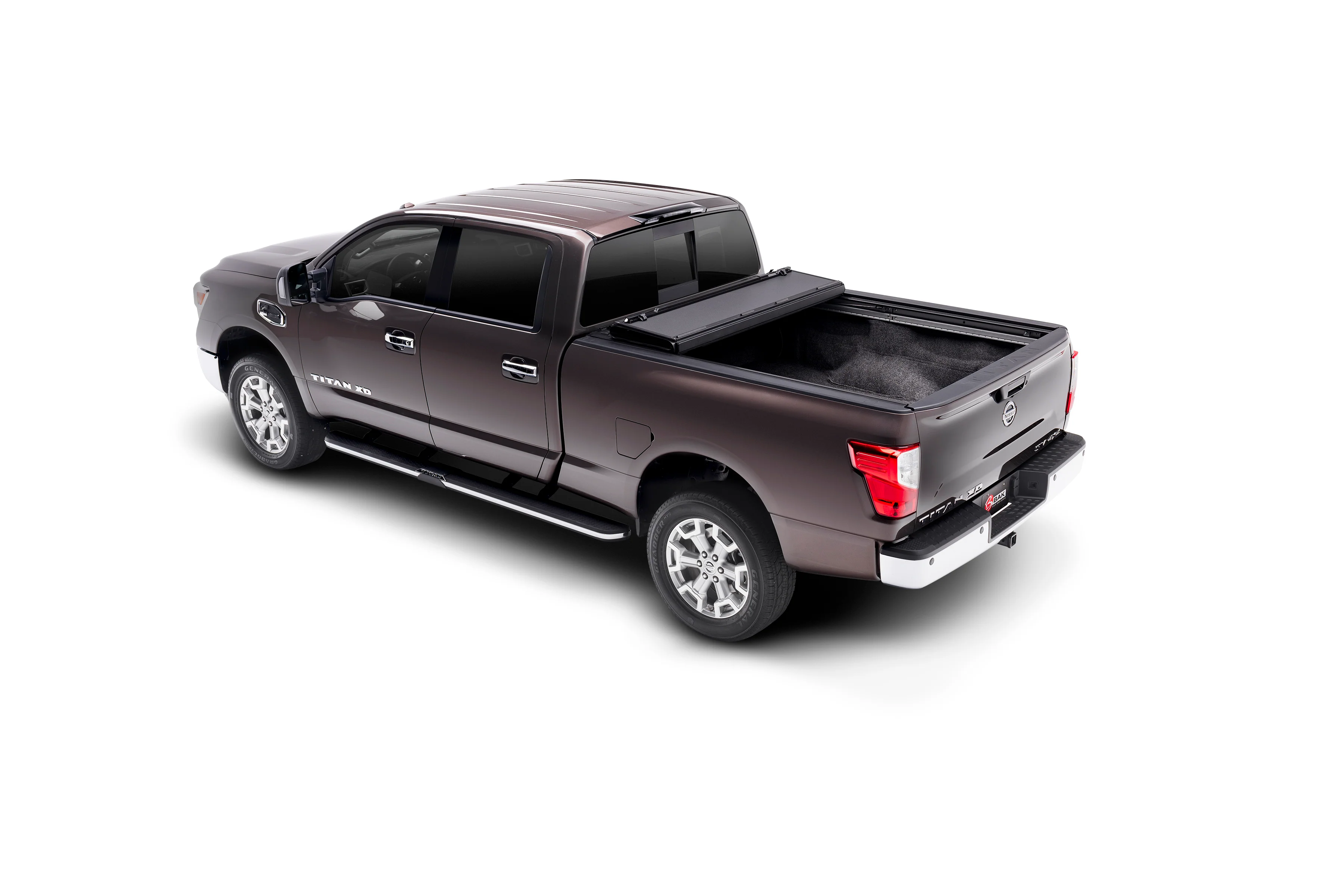 BAK BAKFlip MX4 Hard Folding Truck Bed Cover - Matte Finish - 2004-2015 Nissan Titan 6' 7" Bed Model 448504 - Image 2