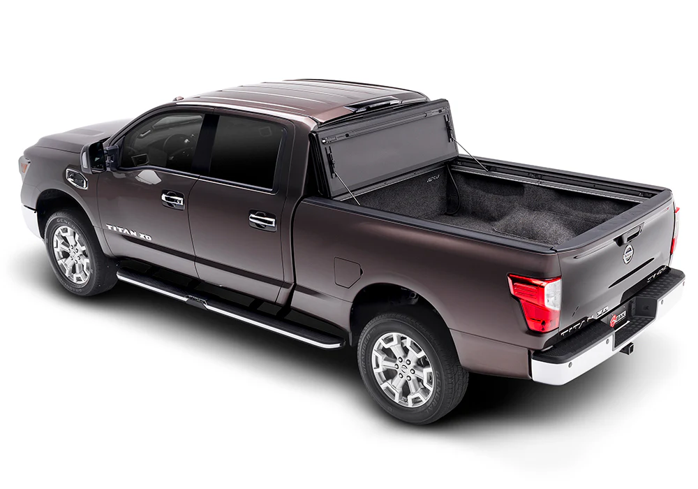BAK BAKFlip MX4 Hard Folding Truck Bed Cover - Matte Finish - 2004-2015 Nissan Titan 6' 7" Bed Model 448504 - Image 3