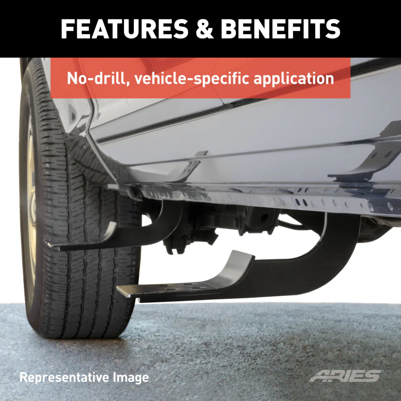 ARIES Mounting Brackets for 6" Oval Side Bars Model 4508 - Image 3