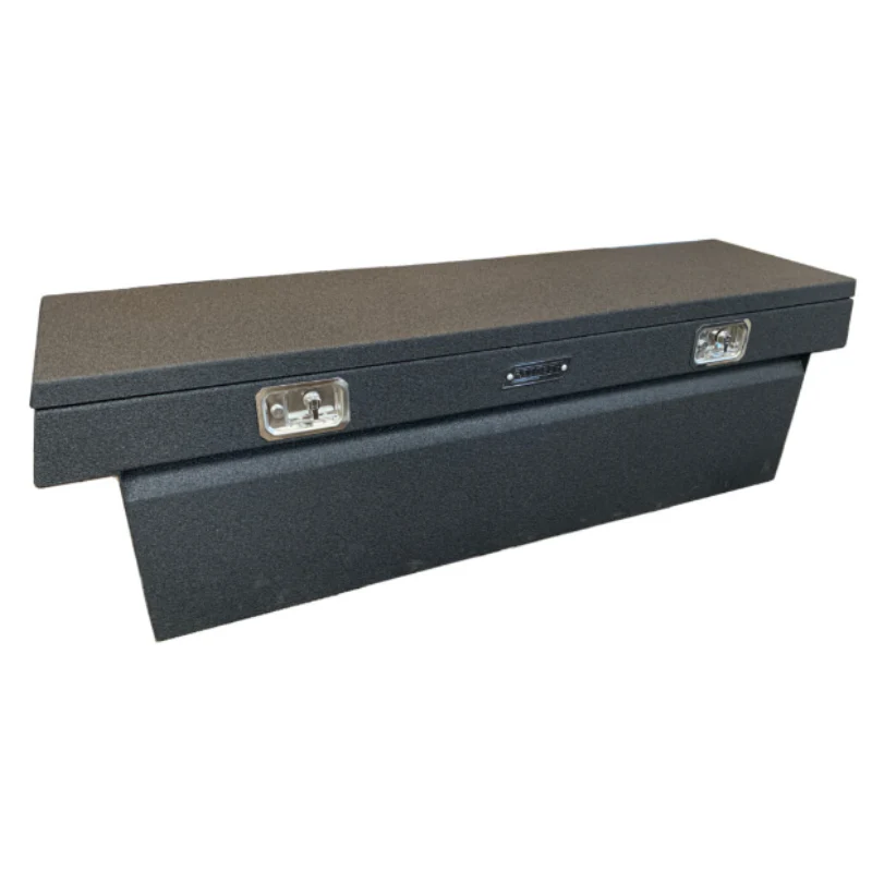 ProTech Crossover 18X20X74 Single Lid Box Textured Black Steel Standard Profile Includes Tray Model 52-6221-PTB