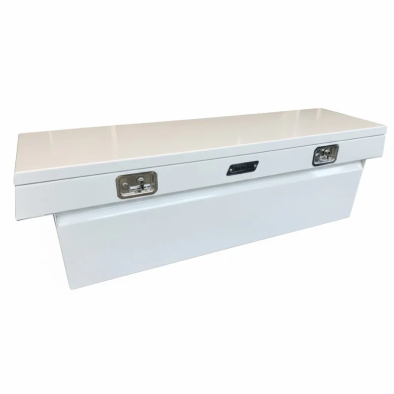 ProTech Crossover 18X20X74 Single Lid Box Gloss White Steel Standard Profile Includes Tray Model 52-8221-GW