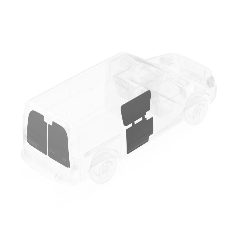LEGEND DuraTherm Door Liner ONLY - Nissan NV Cargo Van Regular Wheelbase High Roof - White Model 523-114-2614