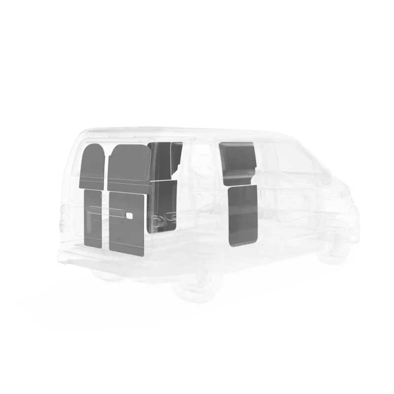 LEGEND DuraTherm Door Liner ONLY - Nissan NV200 Cargo Van Regular Wheelbase- Textured Grey Model 533-114-2613 - Image 3
