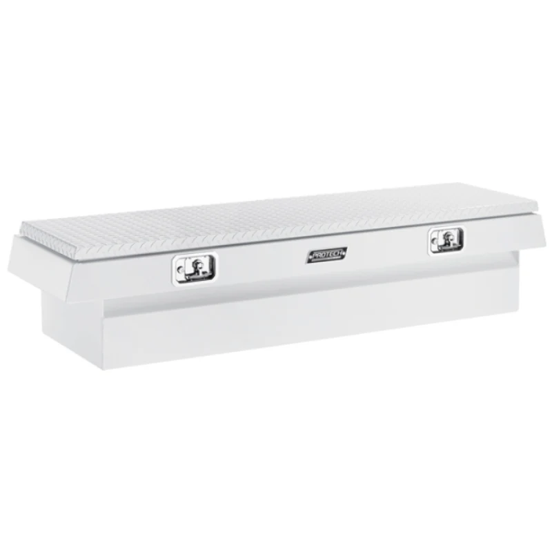ProTech Crossover 16X20X74 Single Lid Box Diamond Plate Lid Bright Aluminum Standard Profile Includes Tray Model 54-8221
