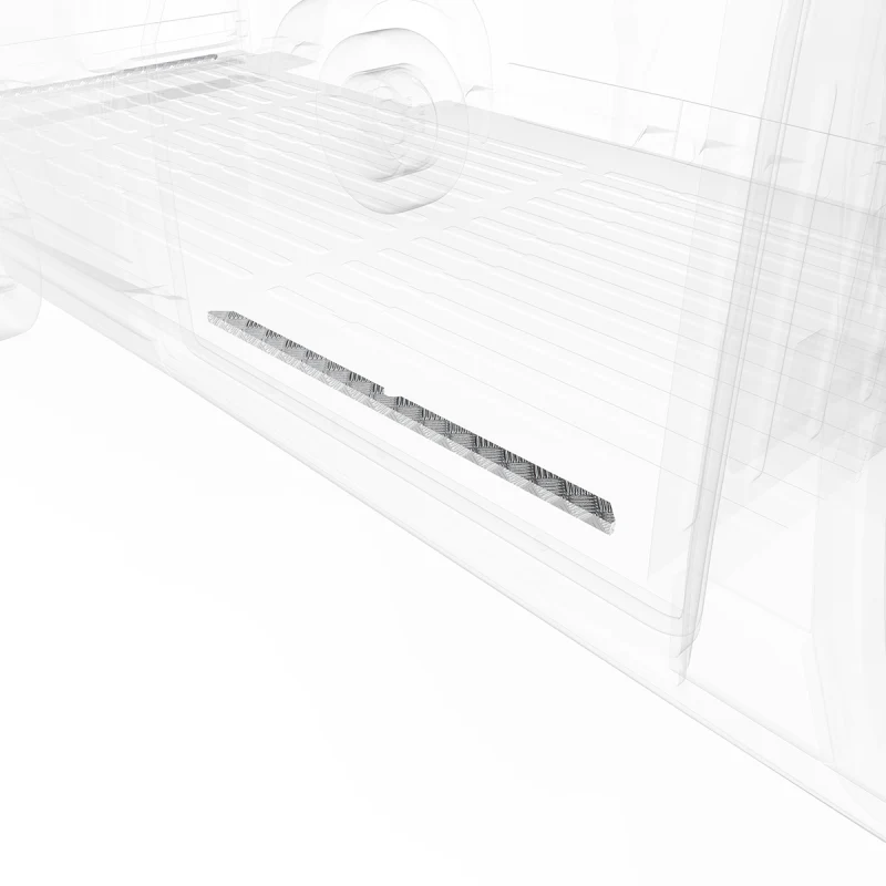 LEGEND Aluminum Floor Sill Set Dual Side Doors RAM ProMaster (all WB lengths) Cargo Van Model 609-151-1010.2 - Image 5