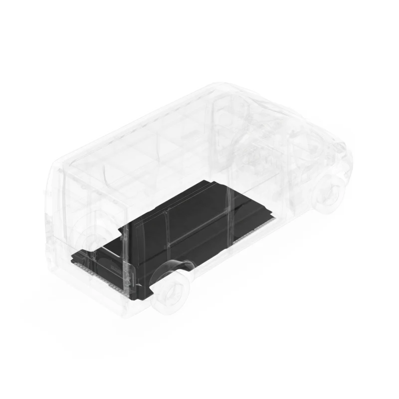 LEGEND StabiliGrip Kit With Sills RAM ProMaster 118" Wheelbase Cargo Van 2 Pc - Single Side Door Model 621-135-6441