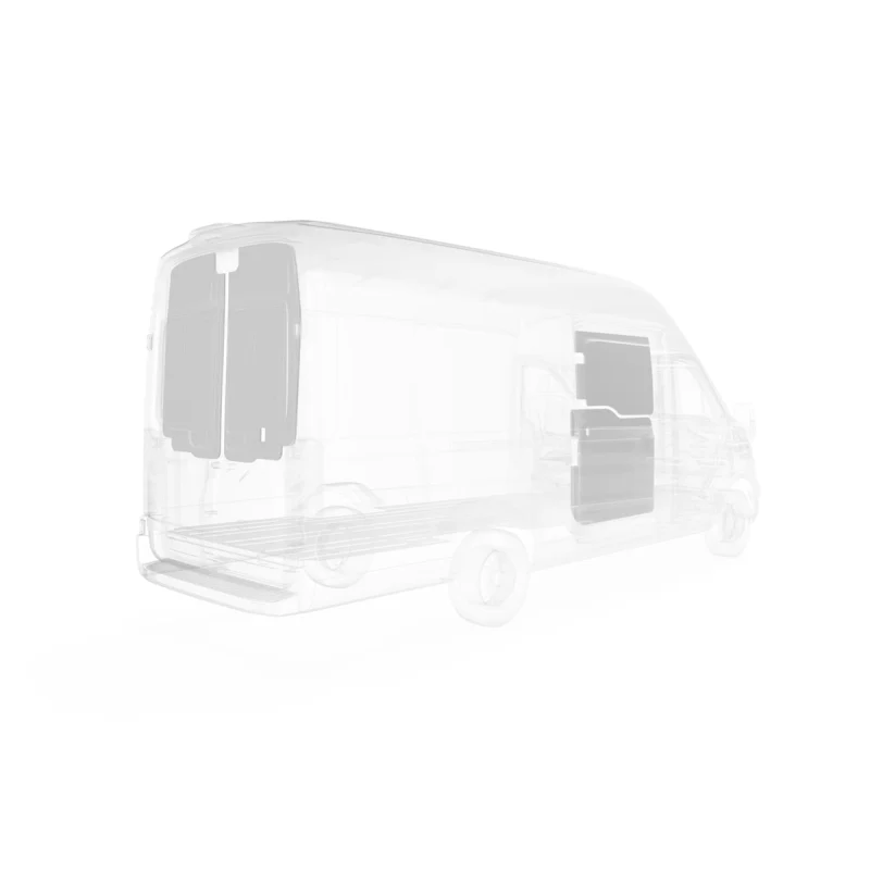 LEGEND DuraTherm Door Liner ONLY - RAM ProMaster 118" Wheelbase Cargo Van Low Roof- White Model 623-114-2614 - Image 4
