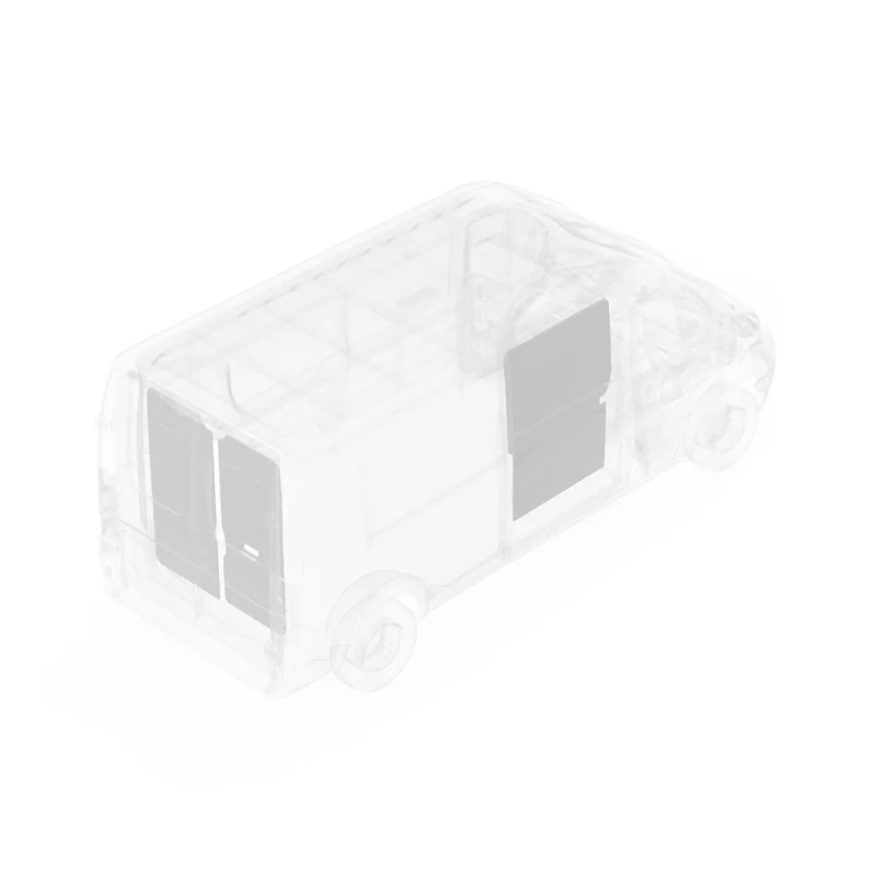 LEGEND DuraTherm Door Liner ONLY - RAM ProMaster 159" Extended Wheelbase Cargo Van Super High Roof - Textured Grey Model 653-114-2613.J - Image 2