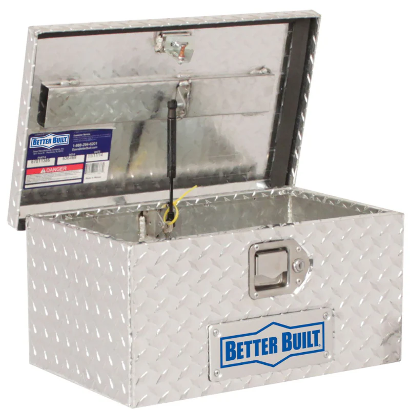 Better Built 20" Bright Aluminum ATV Tool Box Model 67011386 - Image 3