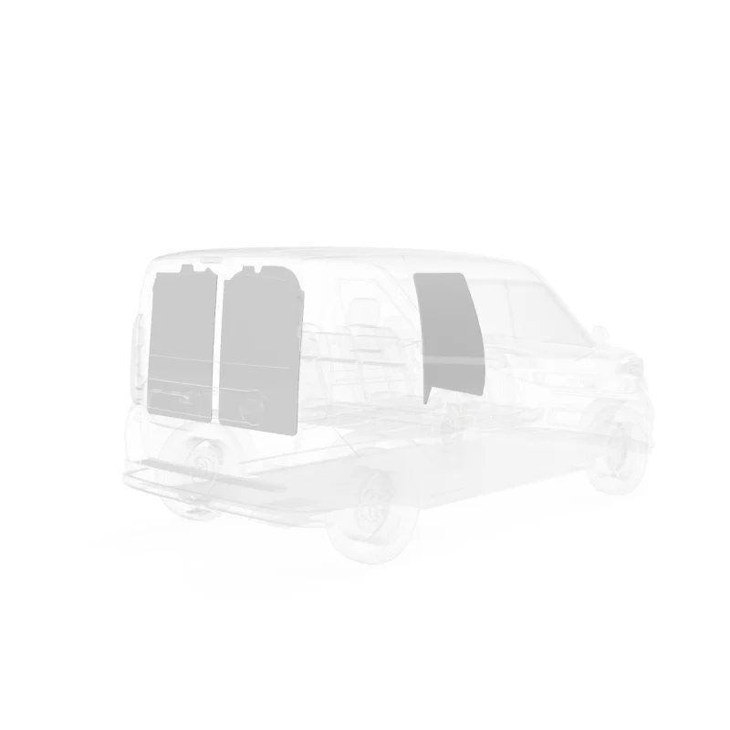 LEGEND DuraTherm Door Liner ONLY - RAM ProMaster City Cargo Van Regular Wheelbase - Textured Grey Model 673-114-2613 - Image 5