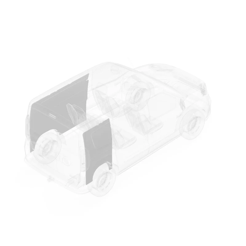 LEGEND DuraTherm Wall Liner ONLY - RAM ProMaster City Regular Wheelbase Cargo Van - White - Single Side Door Model 674-114-2614 - Image 4