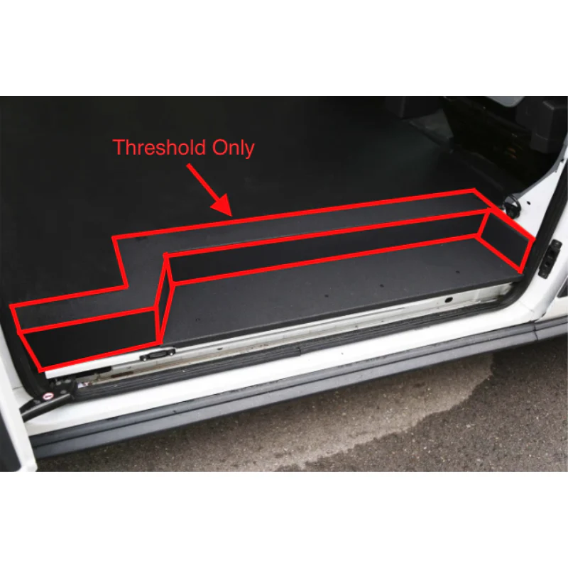 LEGEND Steel Floor Threshold Set Ford Transit (all WB lengths) Cargo Van - Black - Single Side Door Model 709-151-1011 - Image 6