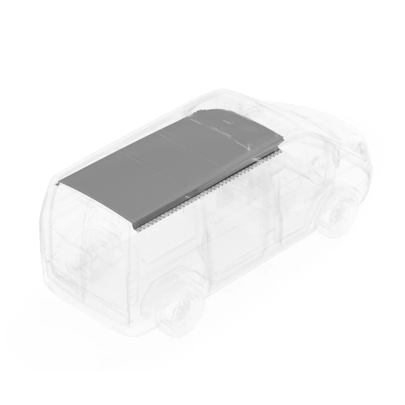 LEGEND DuraTherm Ceiling Liner Kit ONLY - Ford Transit Connect Short Wheelbase Cargo Van - Textured Grey - Single Side Door Model 715-114-2613 - Image 3