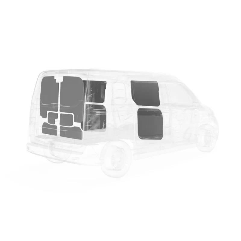 LEGEND DuraTherm Door Liner ONLY - Ford Transit Connect Long Wheelbase Cargo Van - White Model 723-114-2614 - Image 2