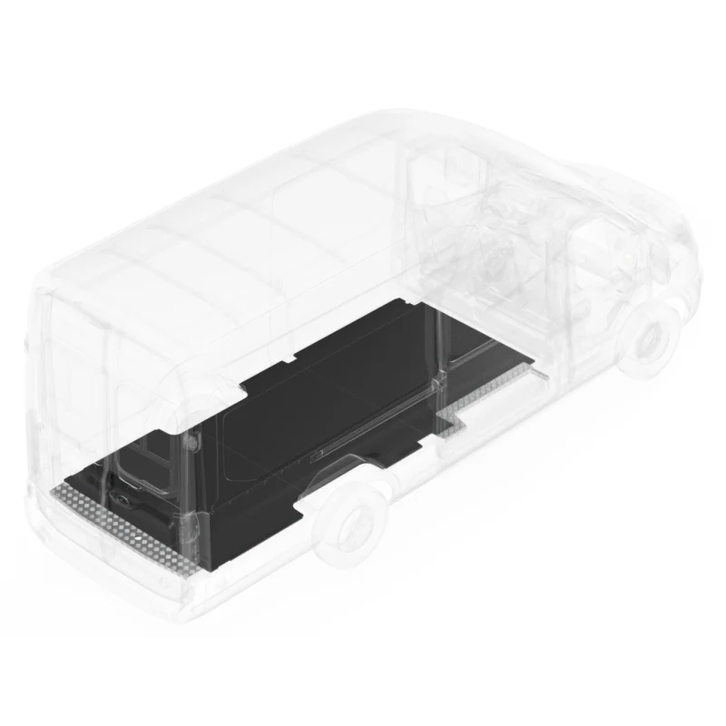 LEGEND StabiliGrip Kit With Sills OEM door trim Ford Transit 148" Wheelbase Cargo Van 3 Pc Model 741-135-6441.4